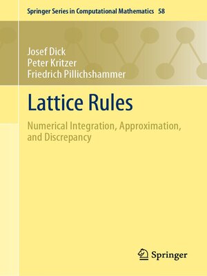 cover image of Lattice Rules